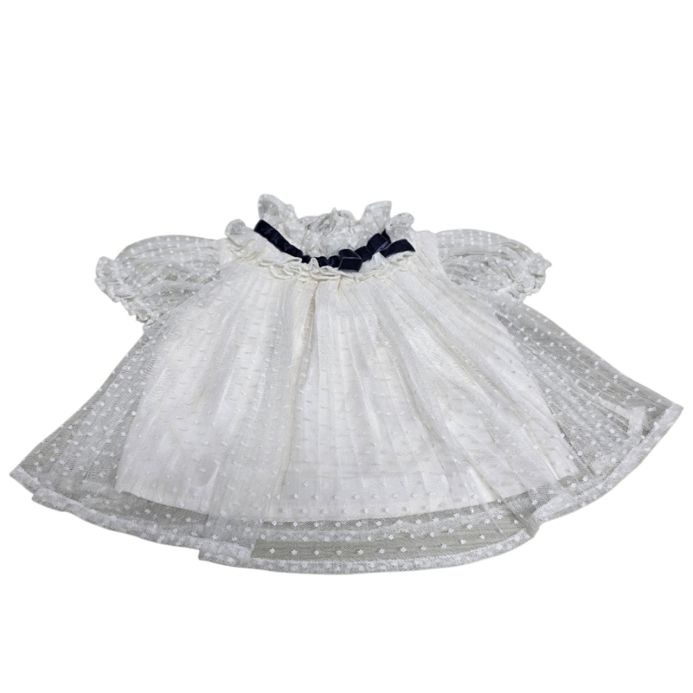 Janie and Jack Dot, Puff Sleeve Dress Size 12-18